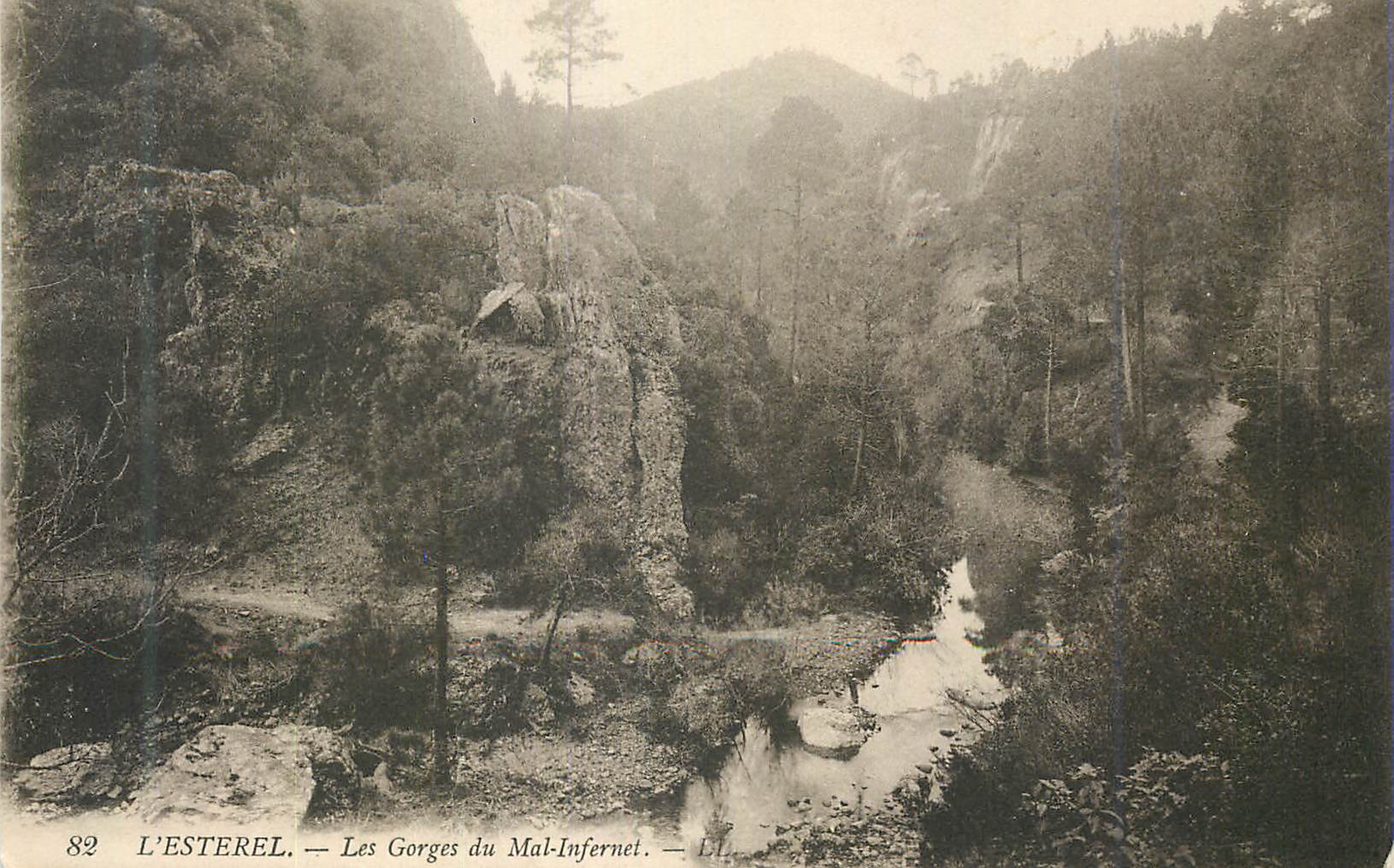 CPA L Esterel Les Gorges du Mal Infernet