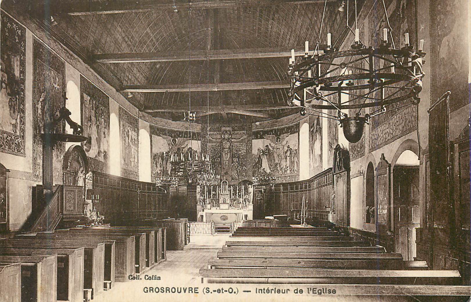 Grosrouvre (S.-et-O.) — Intérieur de l'Église