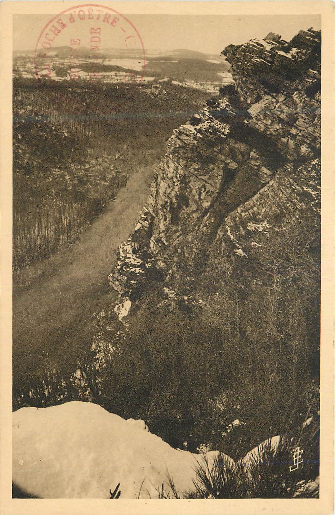 Vue du lac de la Roche-Voëtre — Roche-Voëtre — Éditeur : E. P. L. (n° 123)