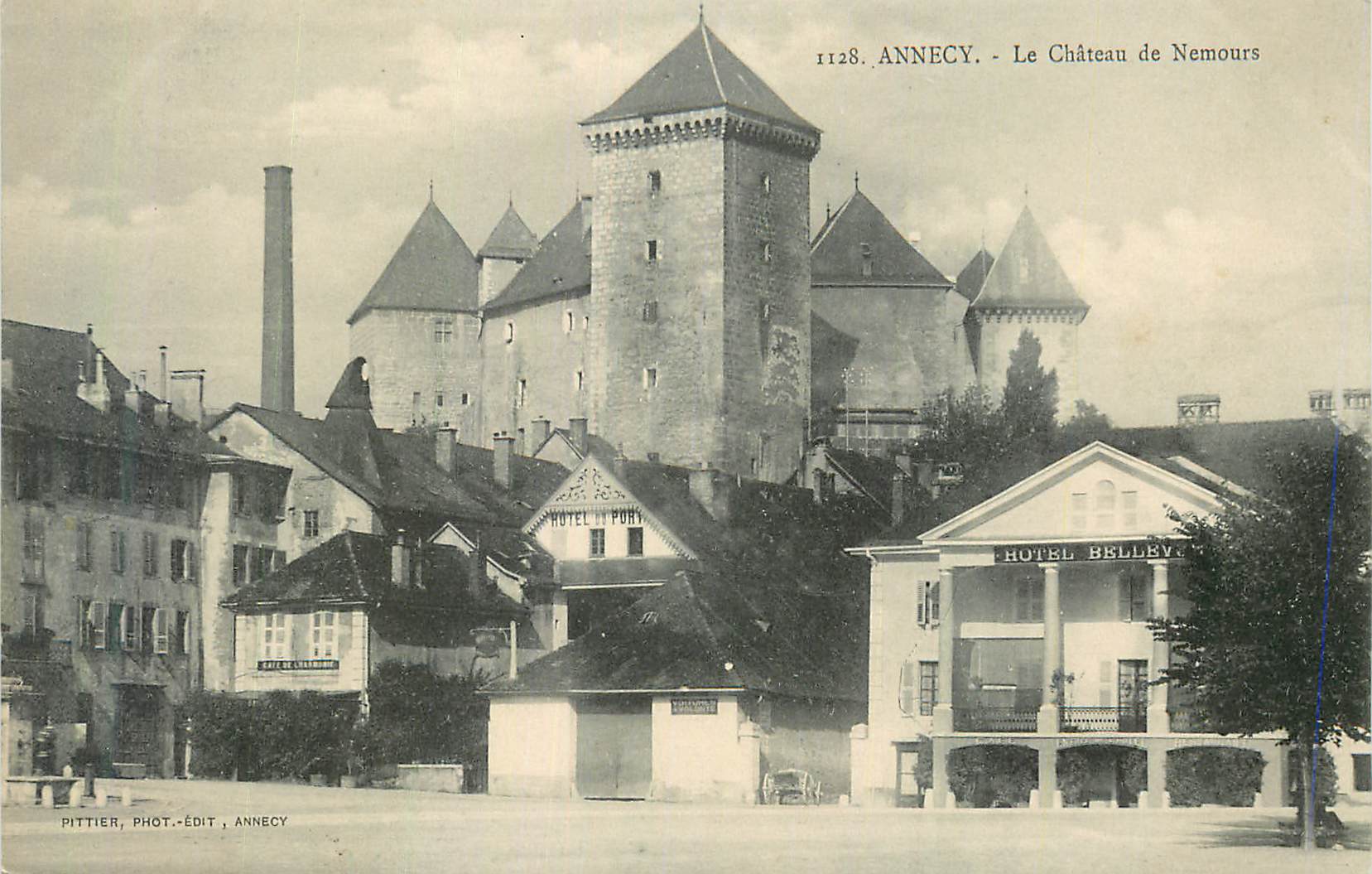 Annecy — Le Château de Nemours — Pittier, Phot.-Édit, Annecy, n° 1128