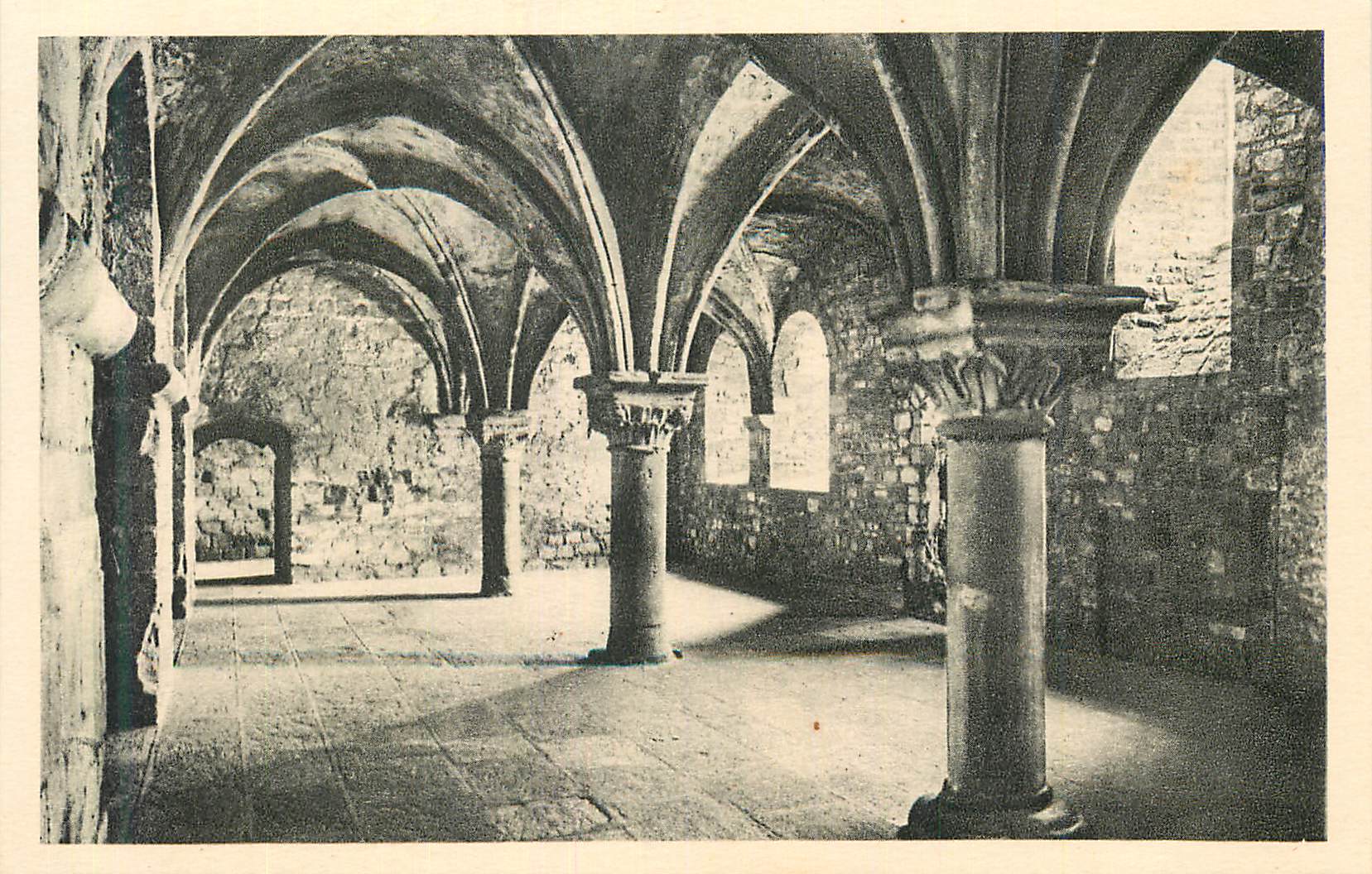CPA Abbaye du Mont St Michel Le Promenoir