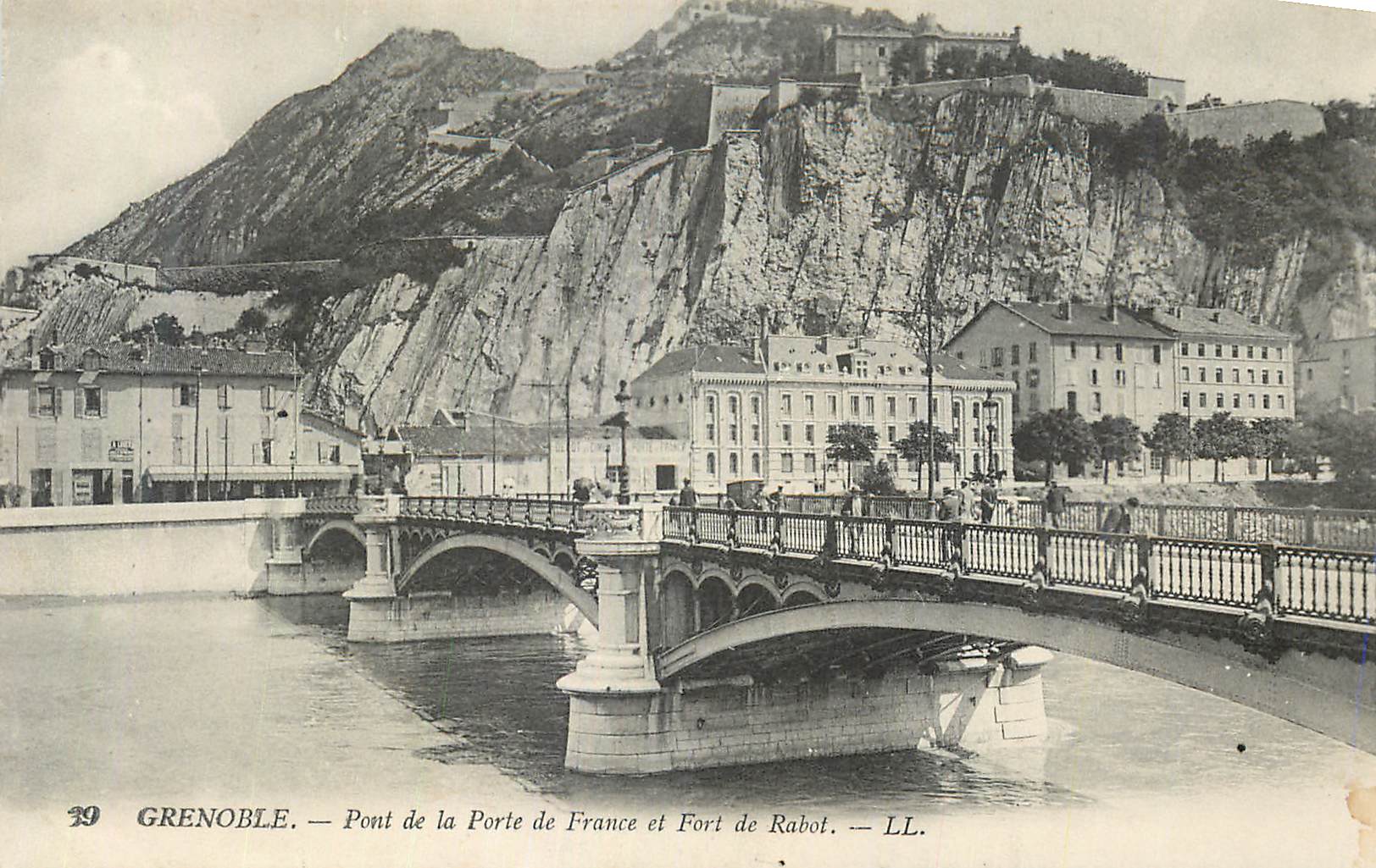 CPA Grenoble Pont de la Portede France et Fort de Rabot