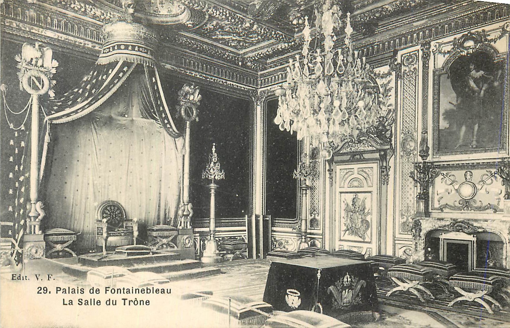 Palais de Fontainebleau — La Salle du Trône — Edit. V. F. n°29