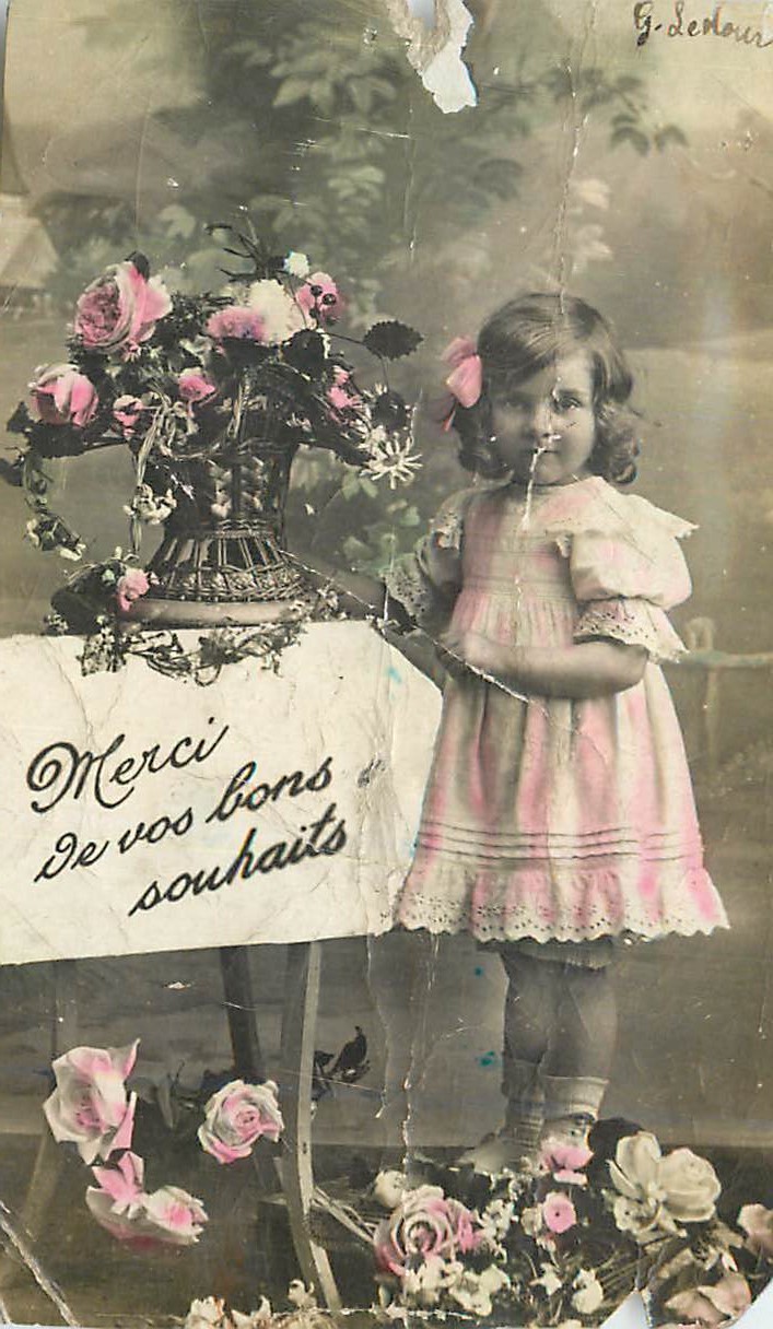 Vintage Postcard — Thank You for Your Kind Wishes
