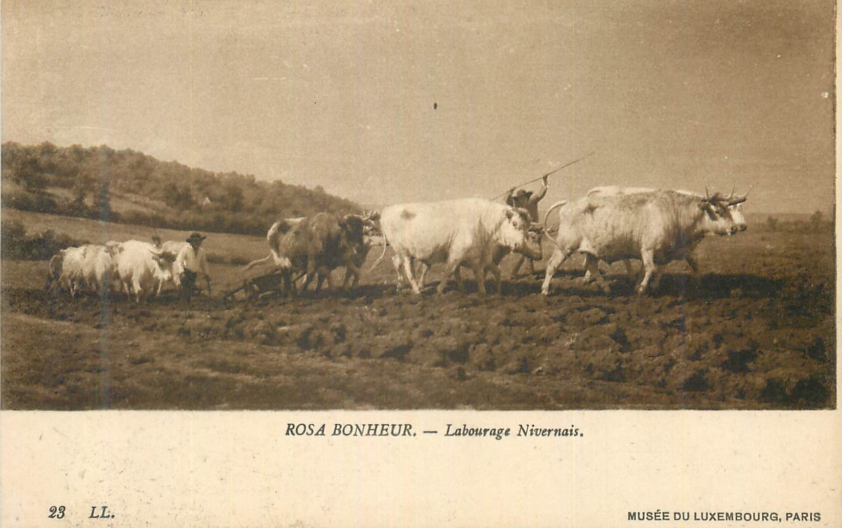 CPA Rosa Bonheur Labourage Nivernais Musee du Luxembourg Paris