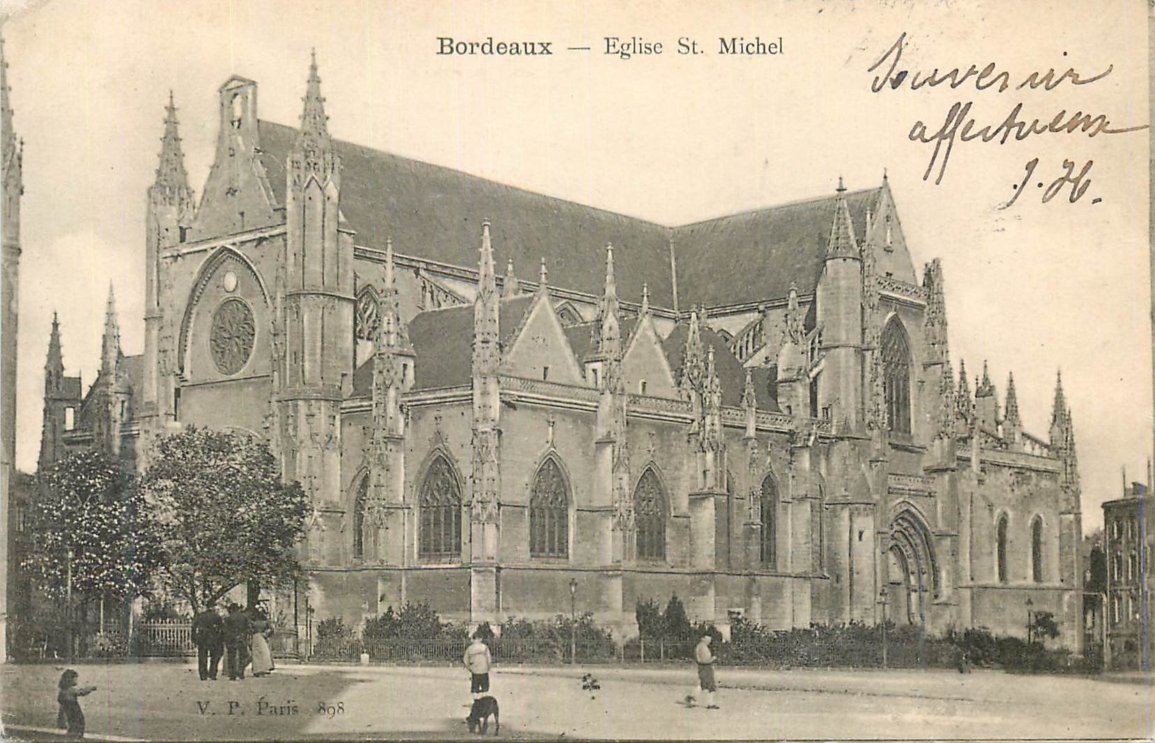 CPA Bordeaux Eglise St Michel
