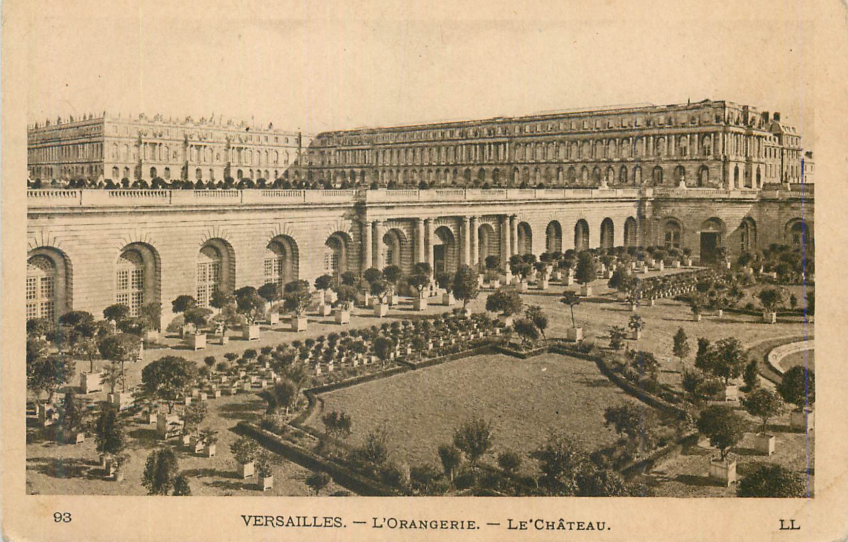 CPA Versailles L Orangerie Le Chateau