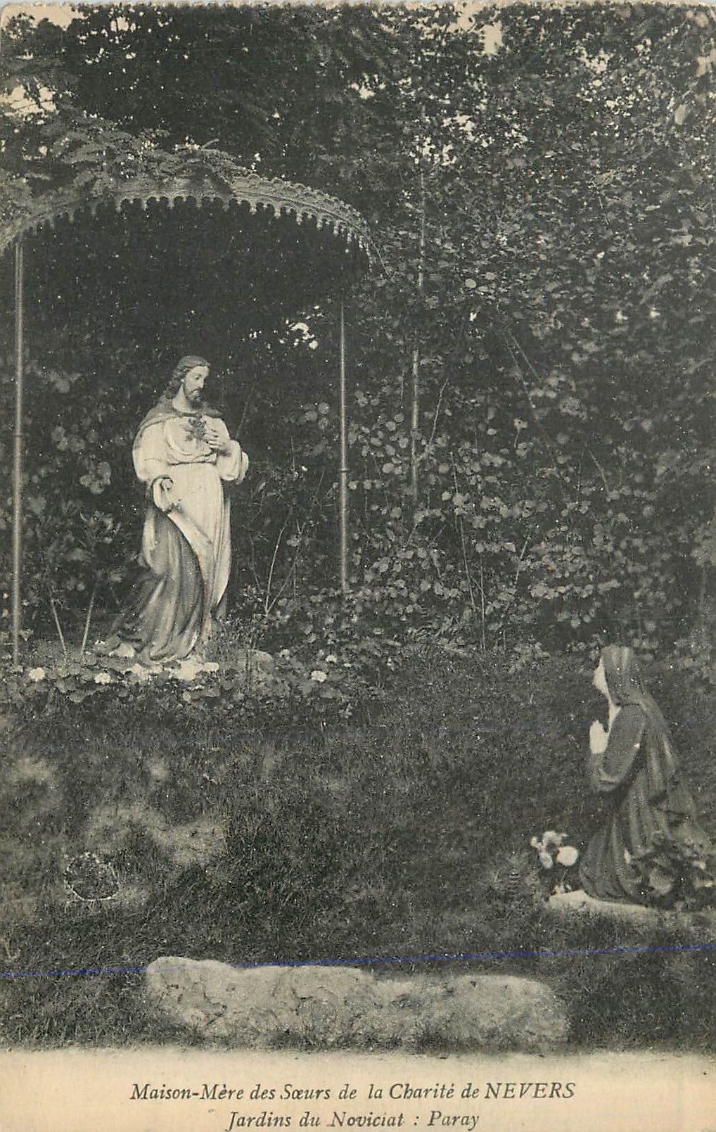 CPA Maison Mere des Soeurs de la Charite de Nevers Jardins du Noviciat Paray