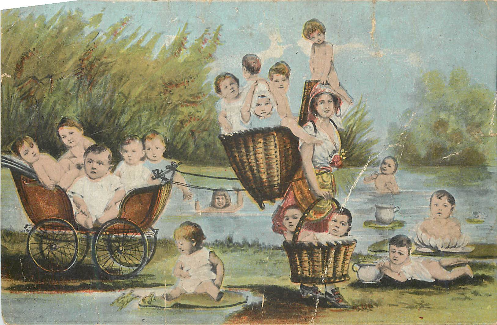 CPA Bonne Fete Enfants
