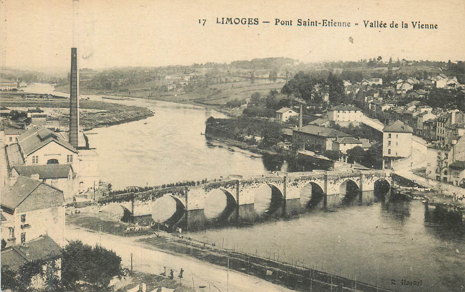 CPA Limoges Pont Saint Etienne Vallee de la Vienne