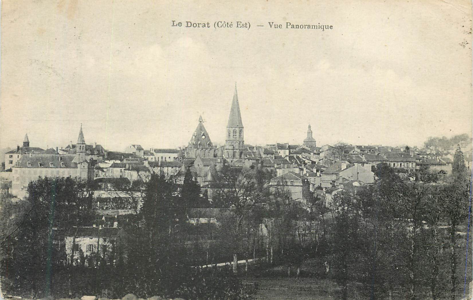 CPA Le Dorat Cote Est Vue Panoramique