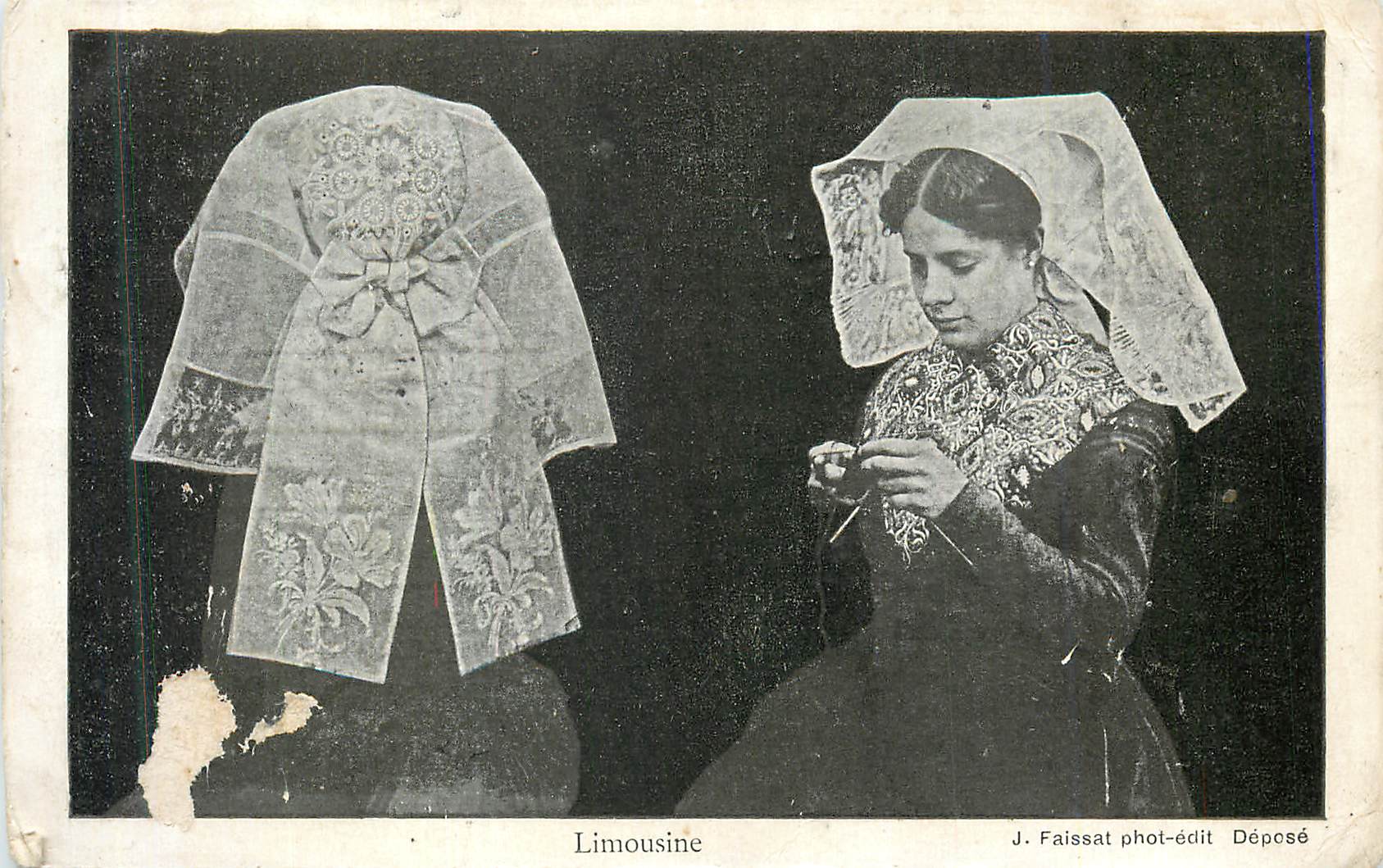 CPA Limousin J Fassat phot edit Deprose Folklore