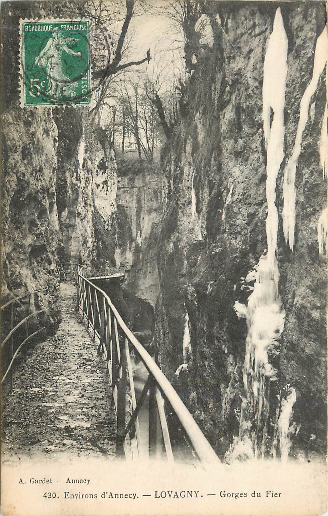 Gorges du Fier — Lovagny — Environs d'Annecy — A. Gardet