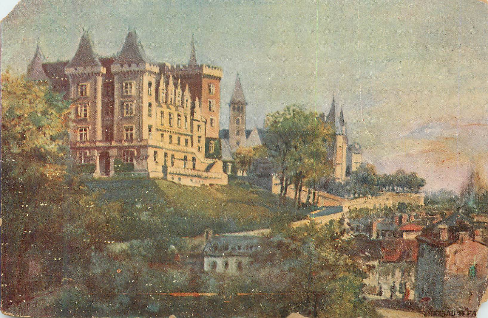 Château de Château-Neuf — vue panoramique — Éditeur : Château N° PA