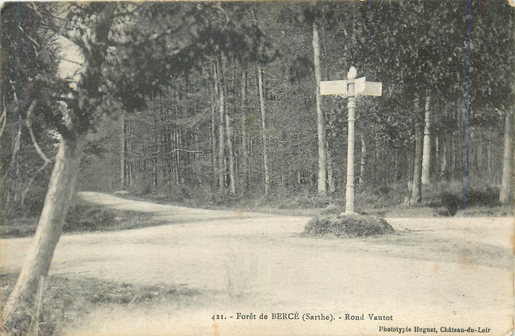 CPA Foret de Berce Sarthe Rond Vautot