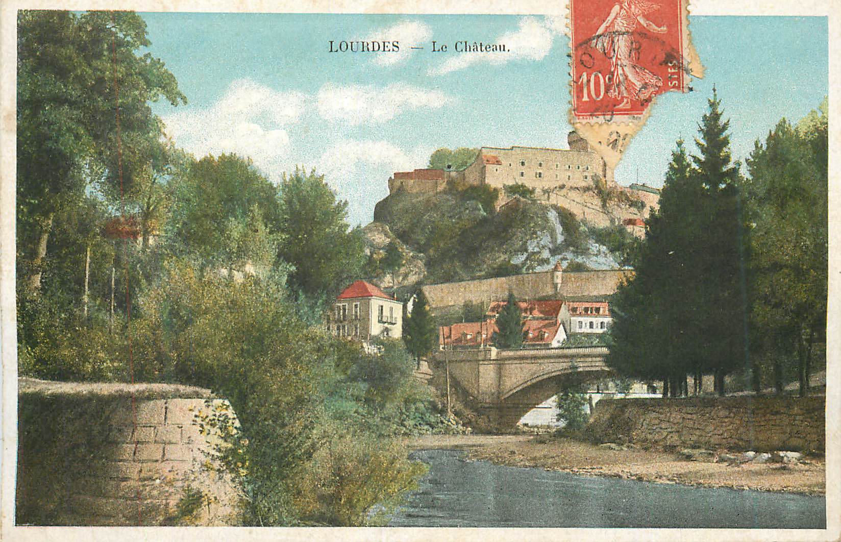 CPA Lourdes Le Chateau