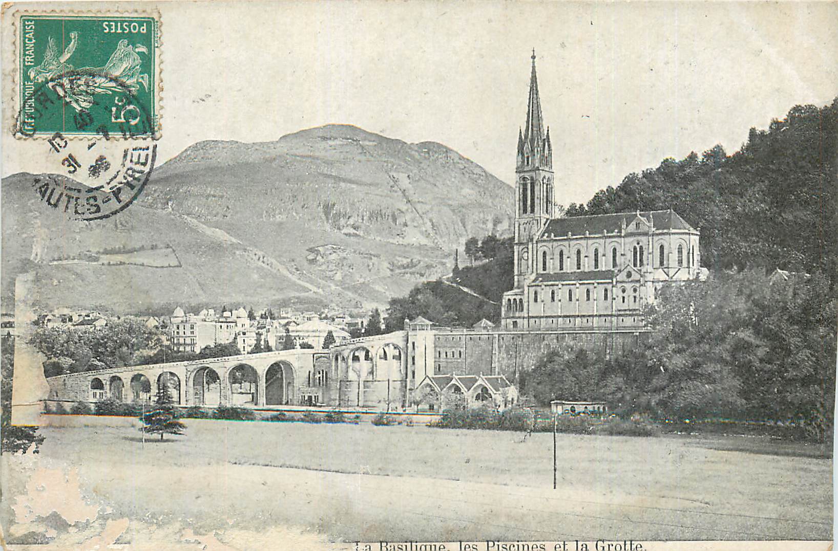 CPA La Basilique Les Piscines et la Grotte