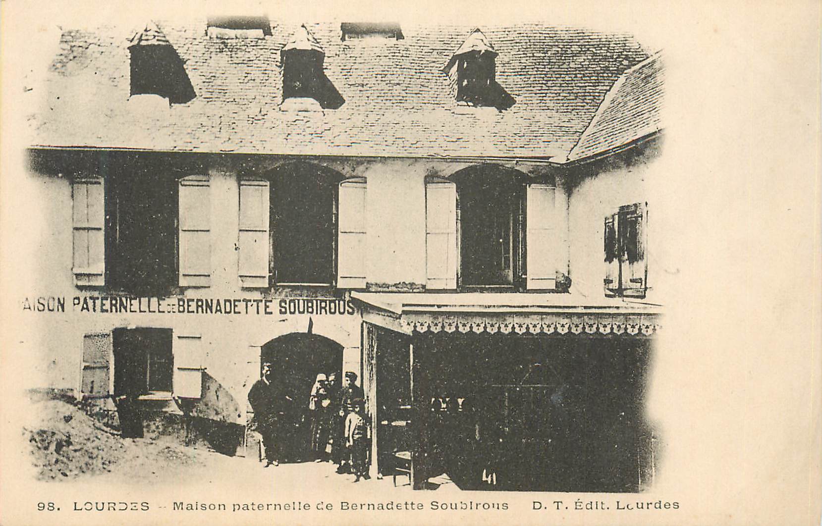 CPA Lourdes Maison paternelle de Bernadette Soubirous