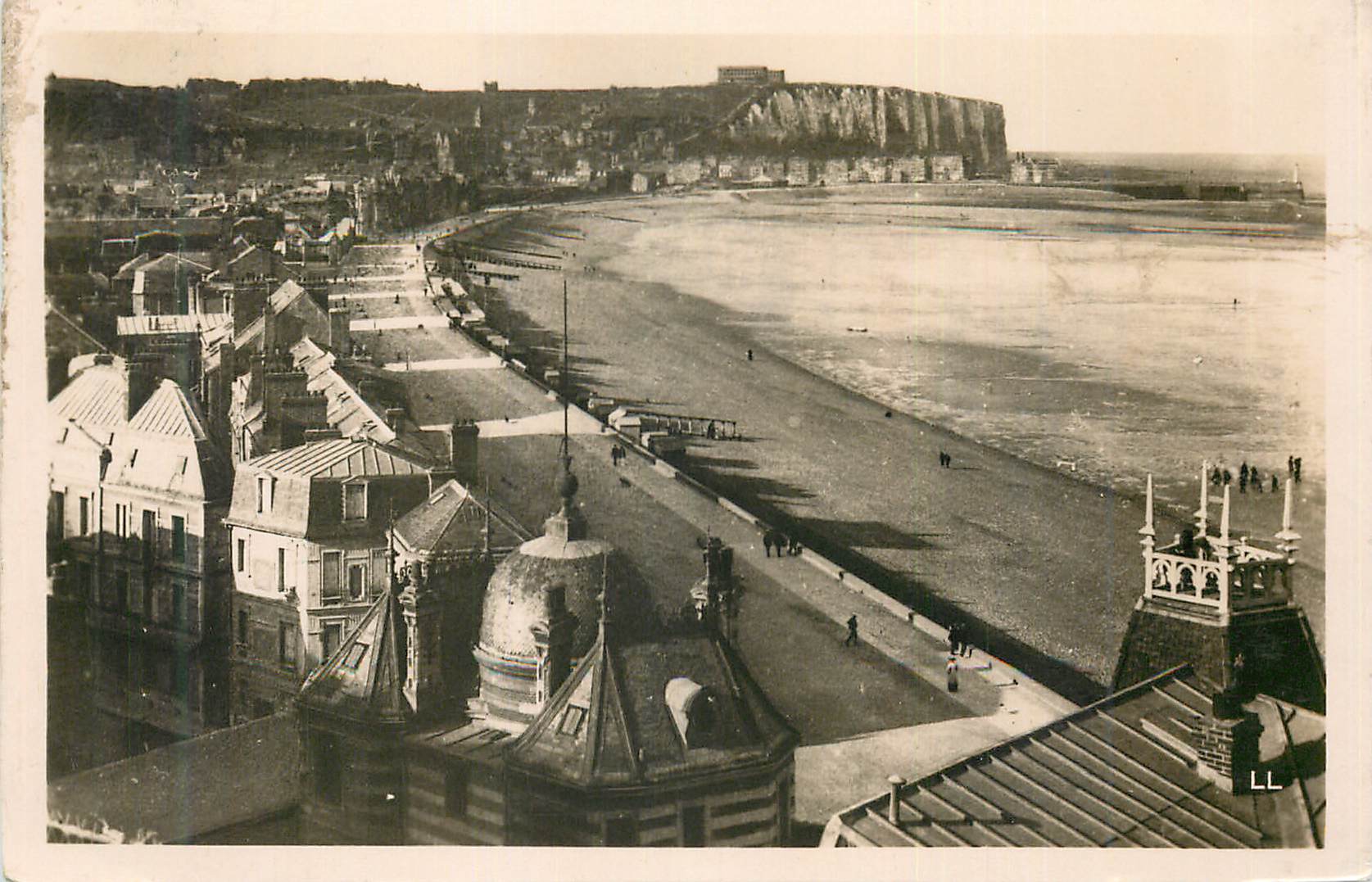 CPM Mers les Bains Vue Generale de la plage prise de la Falaise