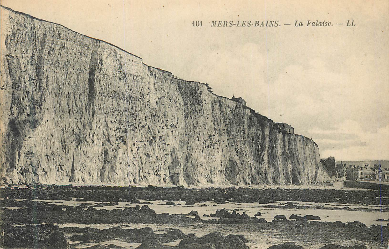 CPA Mers les Bains La Falaise