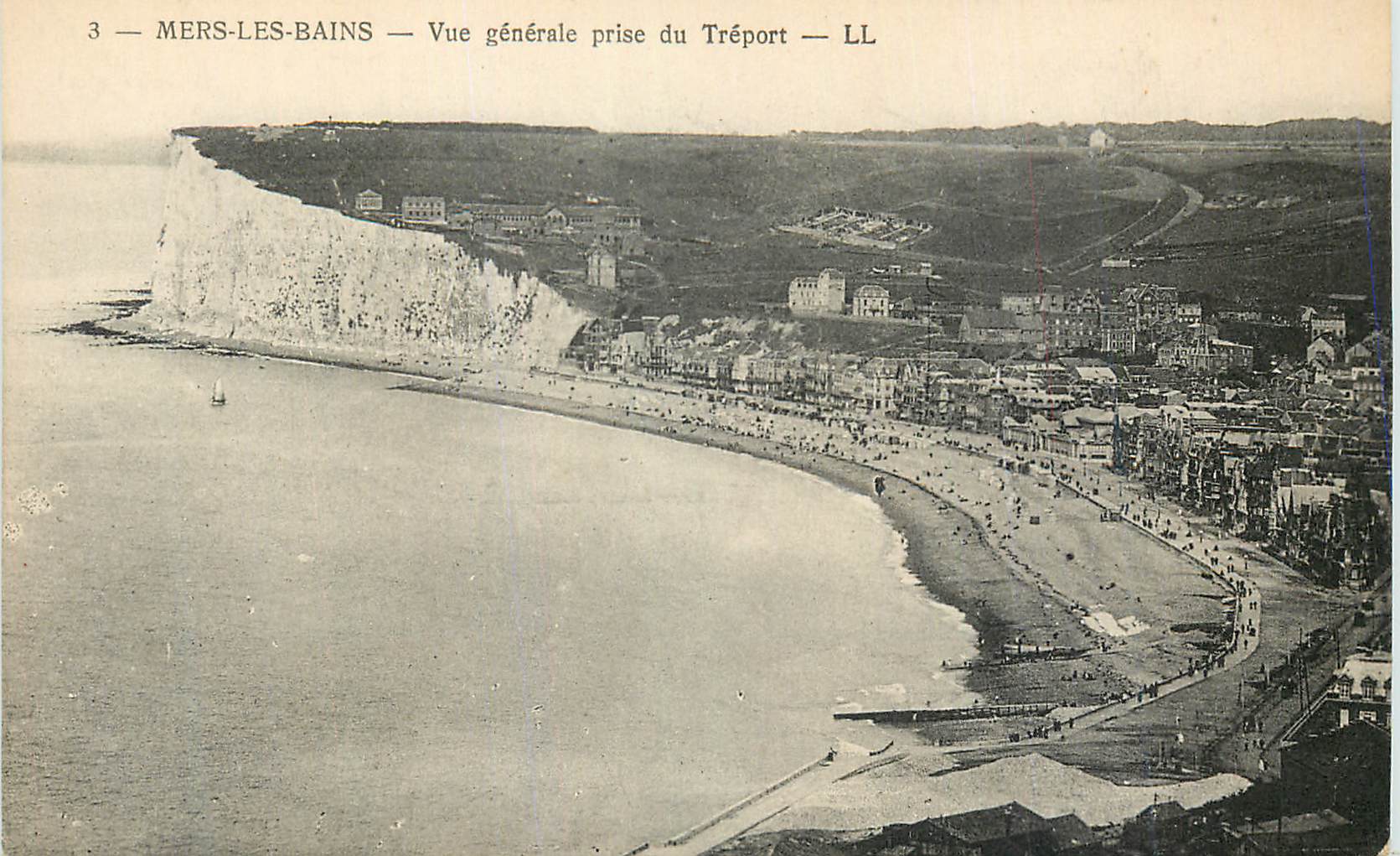 Mers-les-Bains — Vue générale prise du Tréport — LL