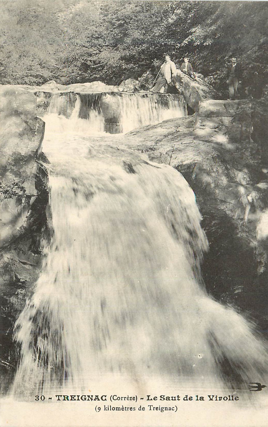 CPA Treignac Correze Le Saut de la Virolle