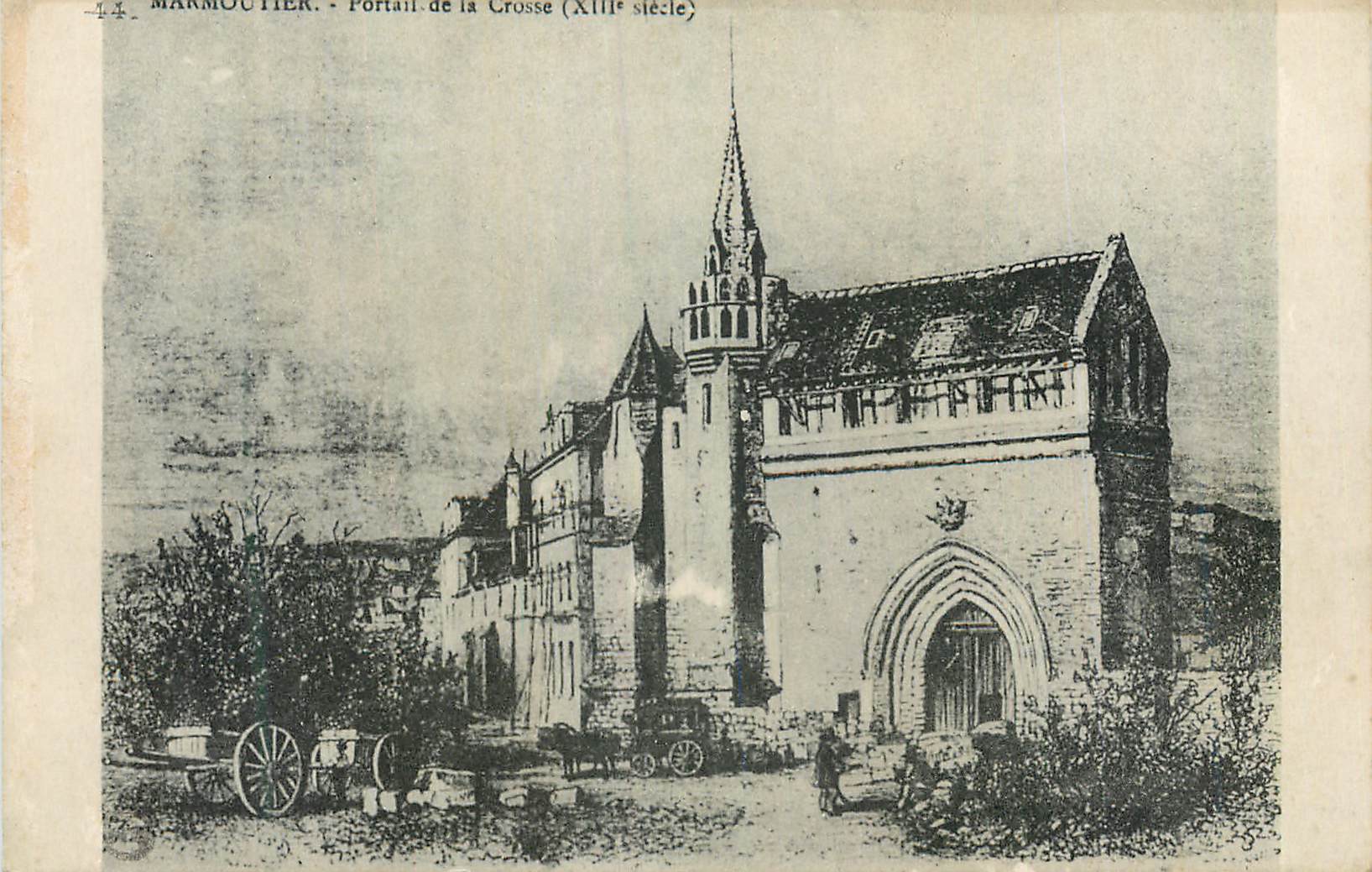 CPA Marmoutier Portail de la Crosse xiii siecle