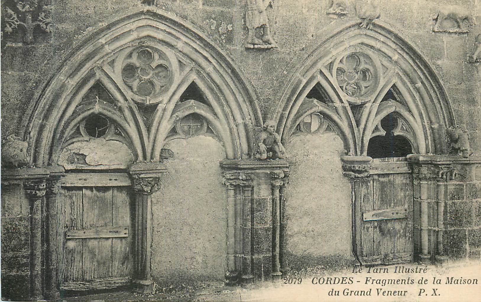 Cordes - Fragments de la Maison du Grand Veneur — Le Tarn Illustré, n° 2079