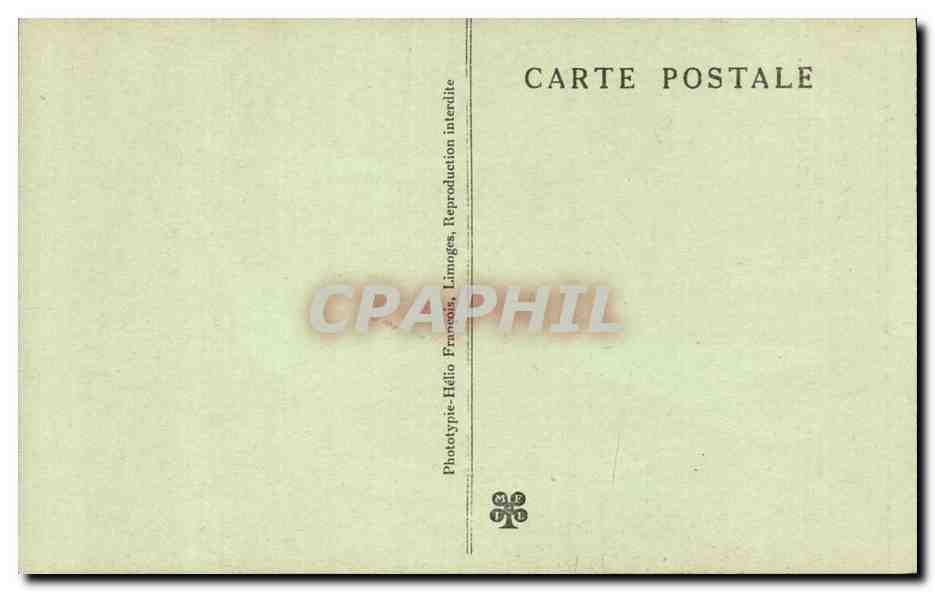 Herr Léon ROSS, Erfinder der Höhlen — 1903-1932 — Höhlen von BÉTHARRAM, der Eingang — Phototypie-Hélio — Rückseite