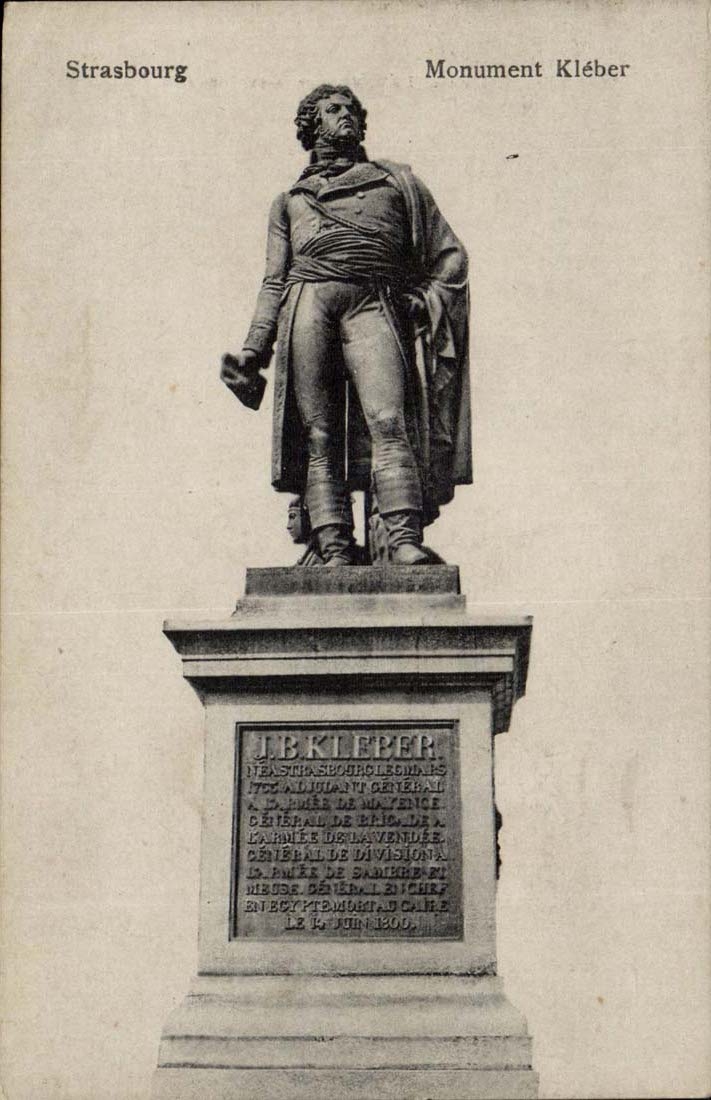 Strasbourg CPA Monument Kleber 