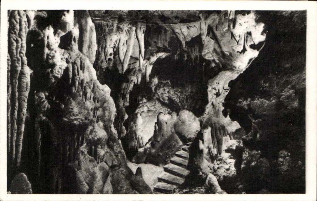 CPA GRottes de Saint Cezaire pres Grasse La salle feerique