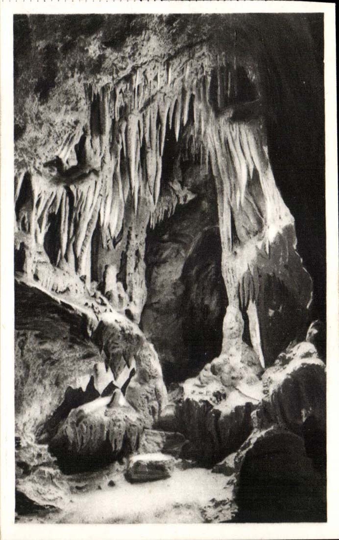 CPA GRottes de Saint Cezaire pres Grasse l'alcove des fees