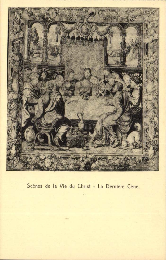 CPA Collection monsieur French New York Art ancien Scenes de la vie du Christ La Derniere Cene