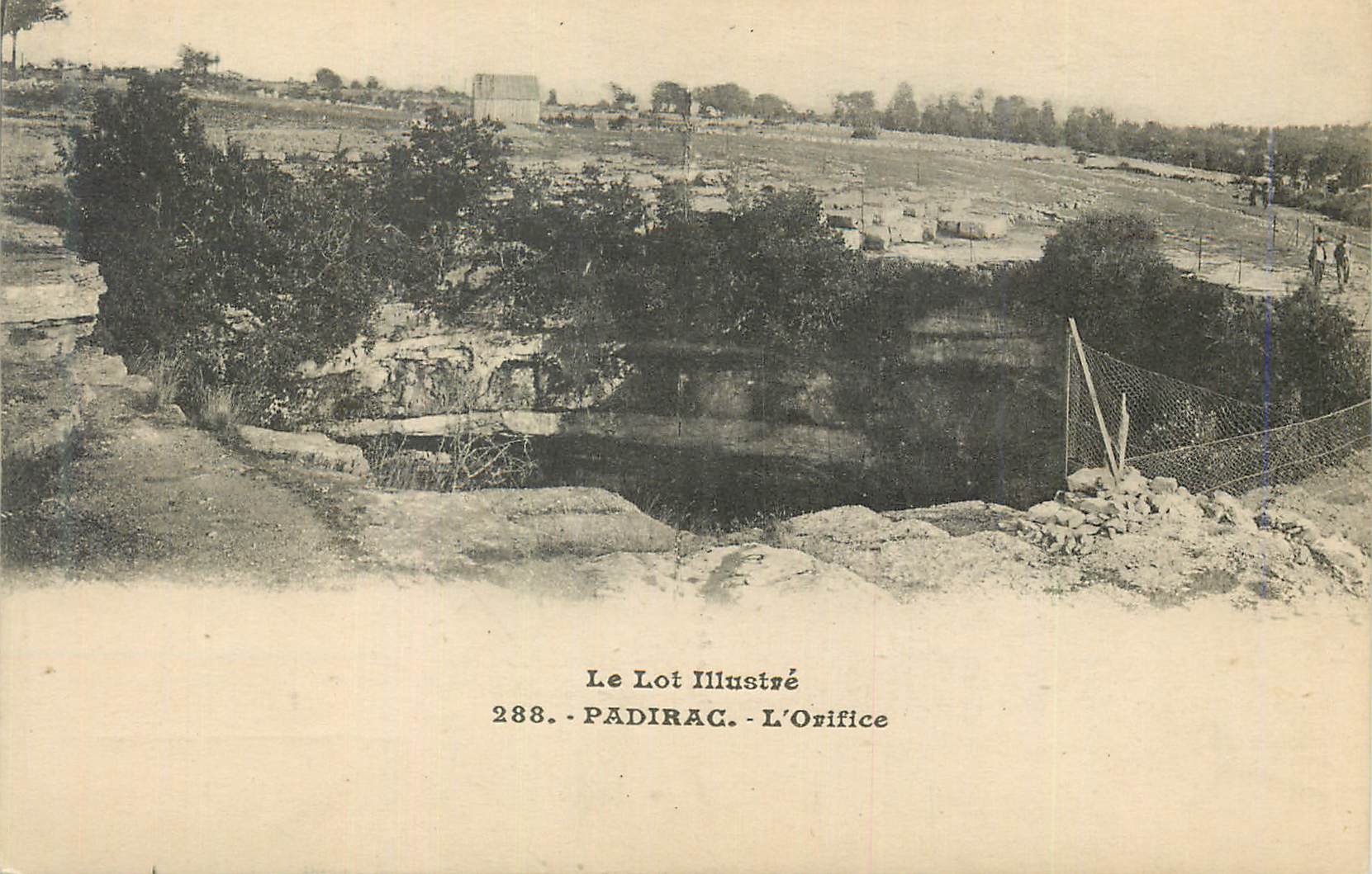 CPA Le Lot Illustre Padirac L Orifice