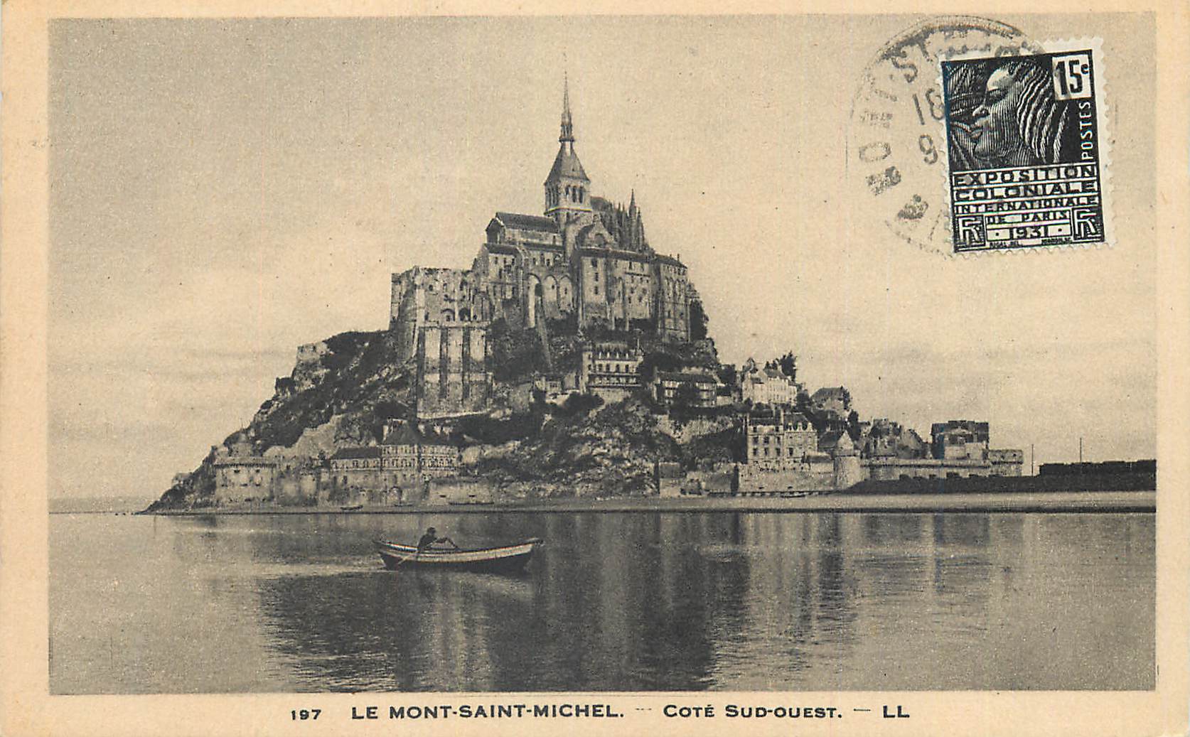 CPA Le Mont Saint Michel Cote Sud Ouest