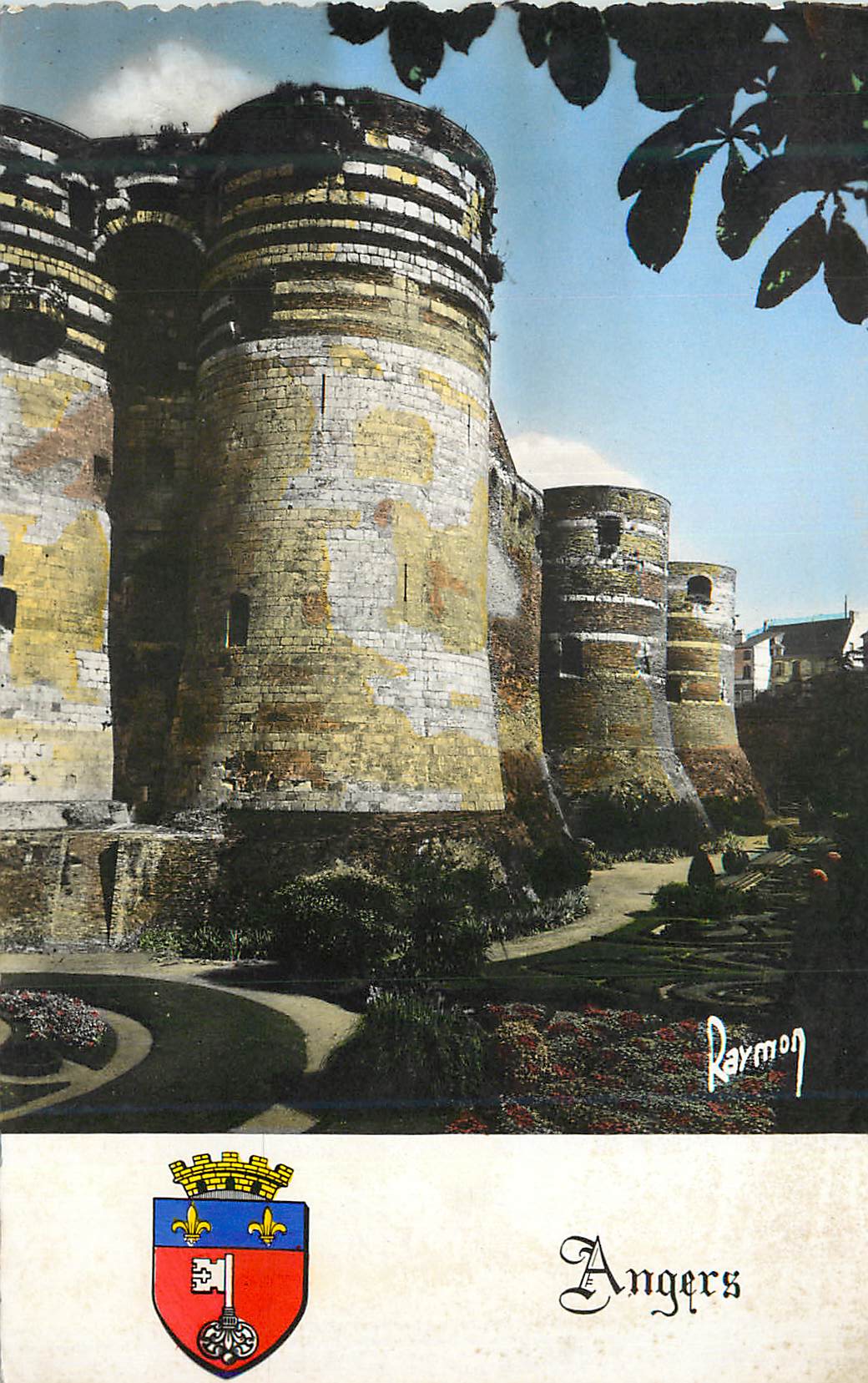 CPM Angers Images de France Les Chateaux de la Loire Vue sur les Tours