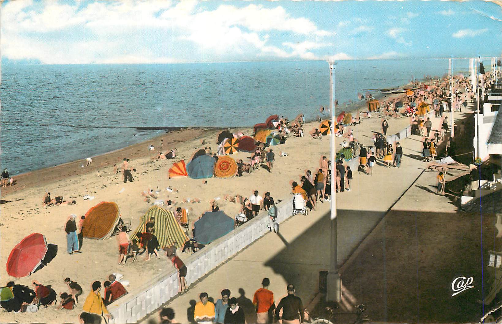 CPM Luc sur Mer La Plage et la Promenade a marce haute