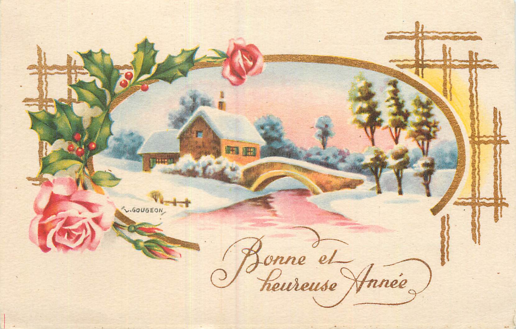 CPA Bonne Annee