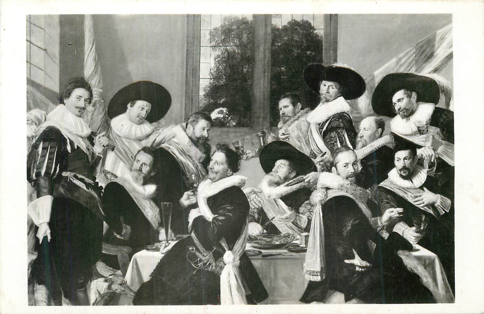 CPA Frans Halsmuseum Haarlem Frans Hals Maaltjid van officieren van de Cluvensfersdoelen