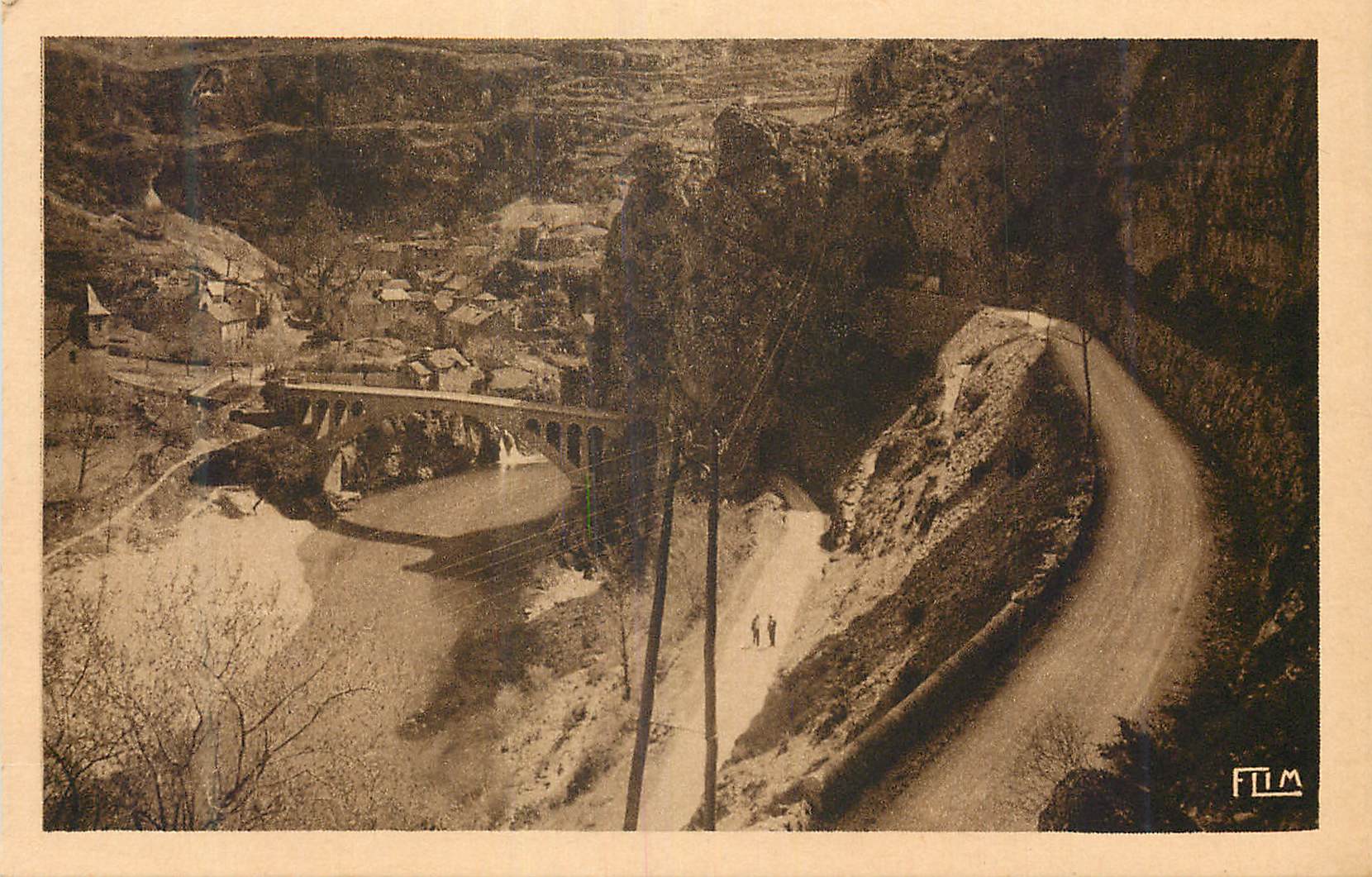 CPA Gorges du Tarn Vue de Pont de Saint Chely