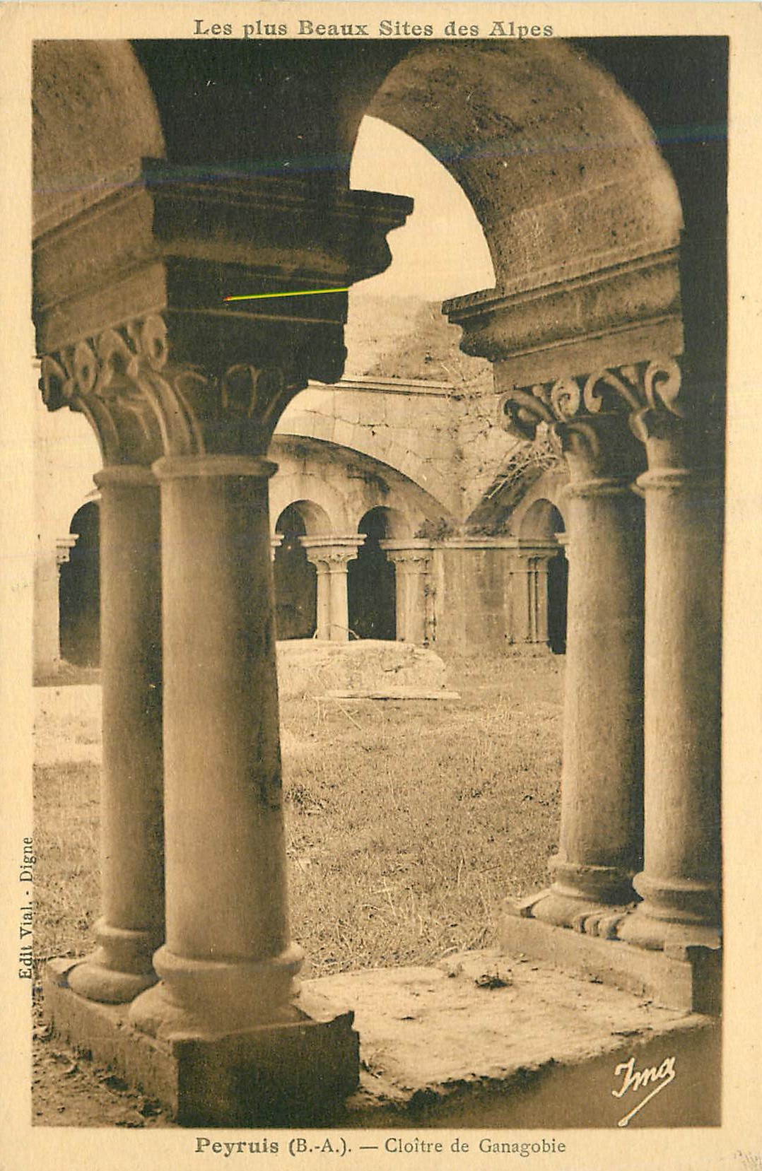 Peyrulis (B.-A.) — Cloître de Ganagobie — Les plus Beaux Sites des Alpes