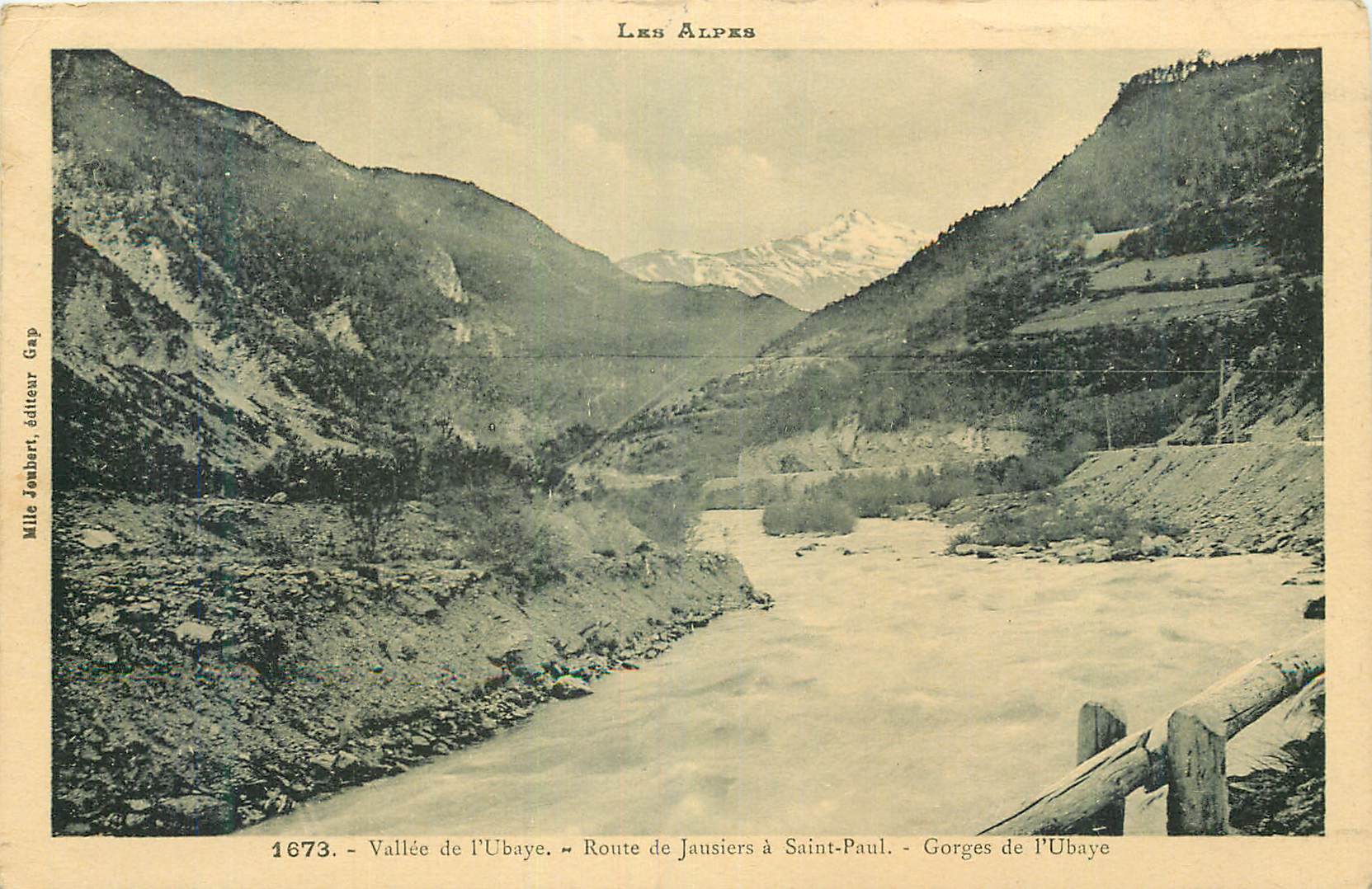 Gorges de l'Ubaye — Vallée de l'Ubaye — Route de Jausiers à Saint-Paul — Les Alpes