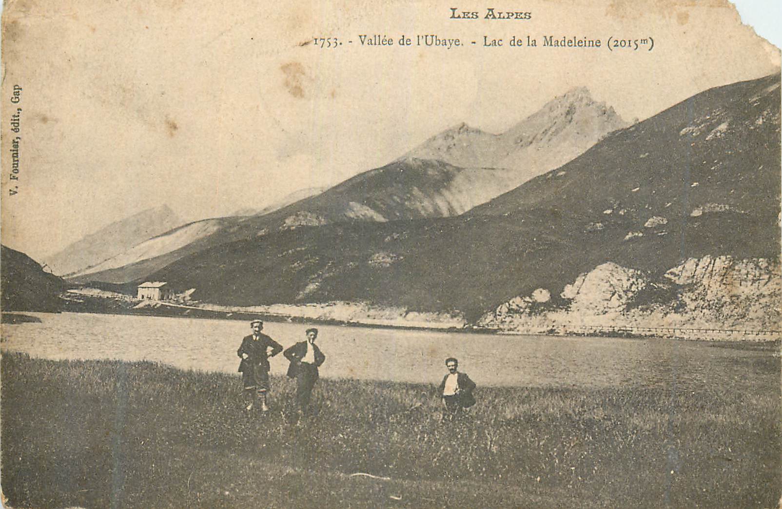 CPA Les Alpes Vallee de l Ubaye Lac de la Madeleine