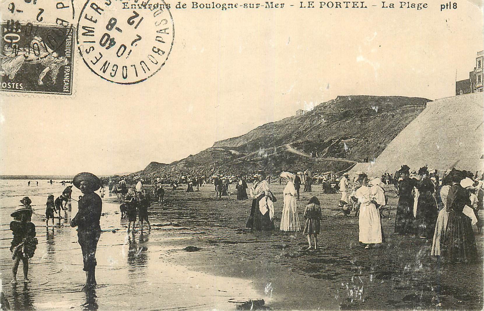 Environ de Boulogne-sur-Mer — LE PORTEL — La Plage — pil8