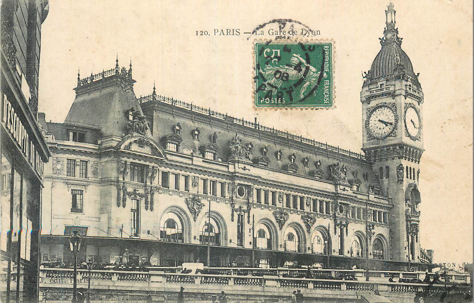CPA Paris La Gare de Lyon