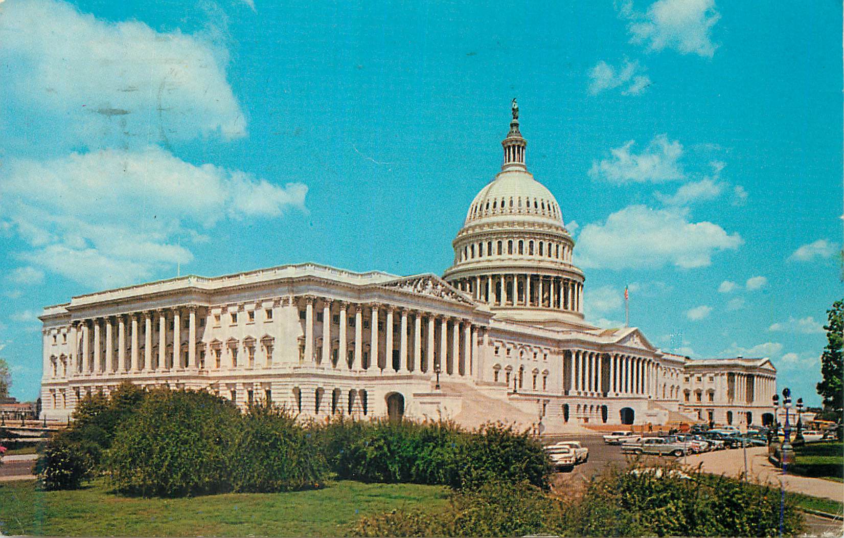 CPM United States Capitol The cornerstone was laid in Burned by the British