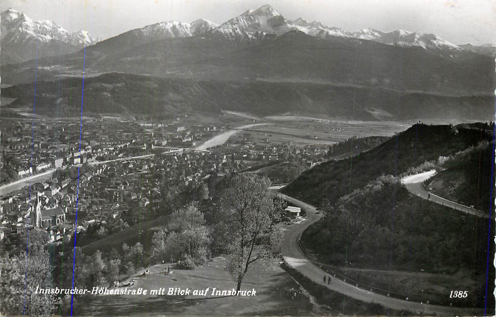 CPM Innsbrucker Hohenstrasse mit Blick auf Innsbruck