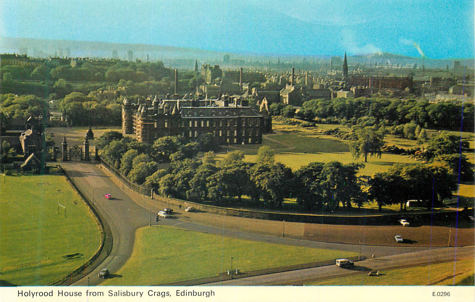 CPM Holyrood House from Salisbury Crags Edinburgh