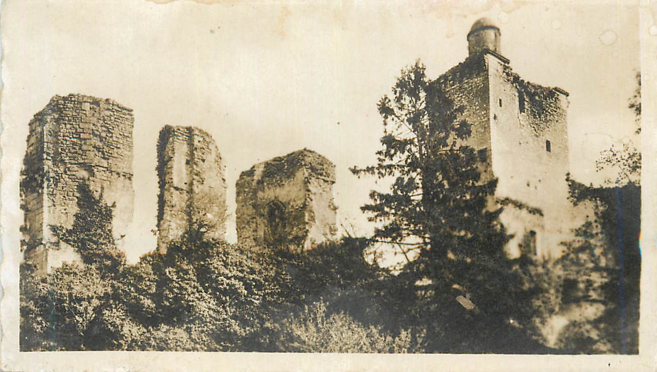 Ruines du château de Sainte-Marie-du-Mont — vue générale — éditeur inconnu
