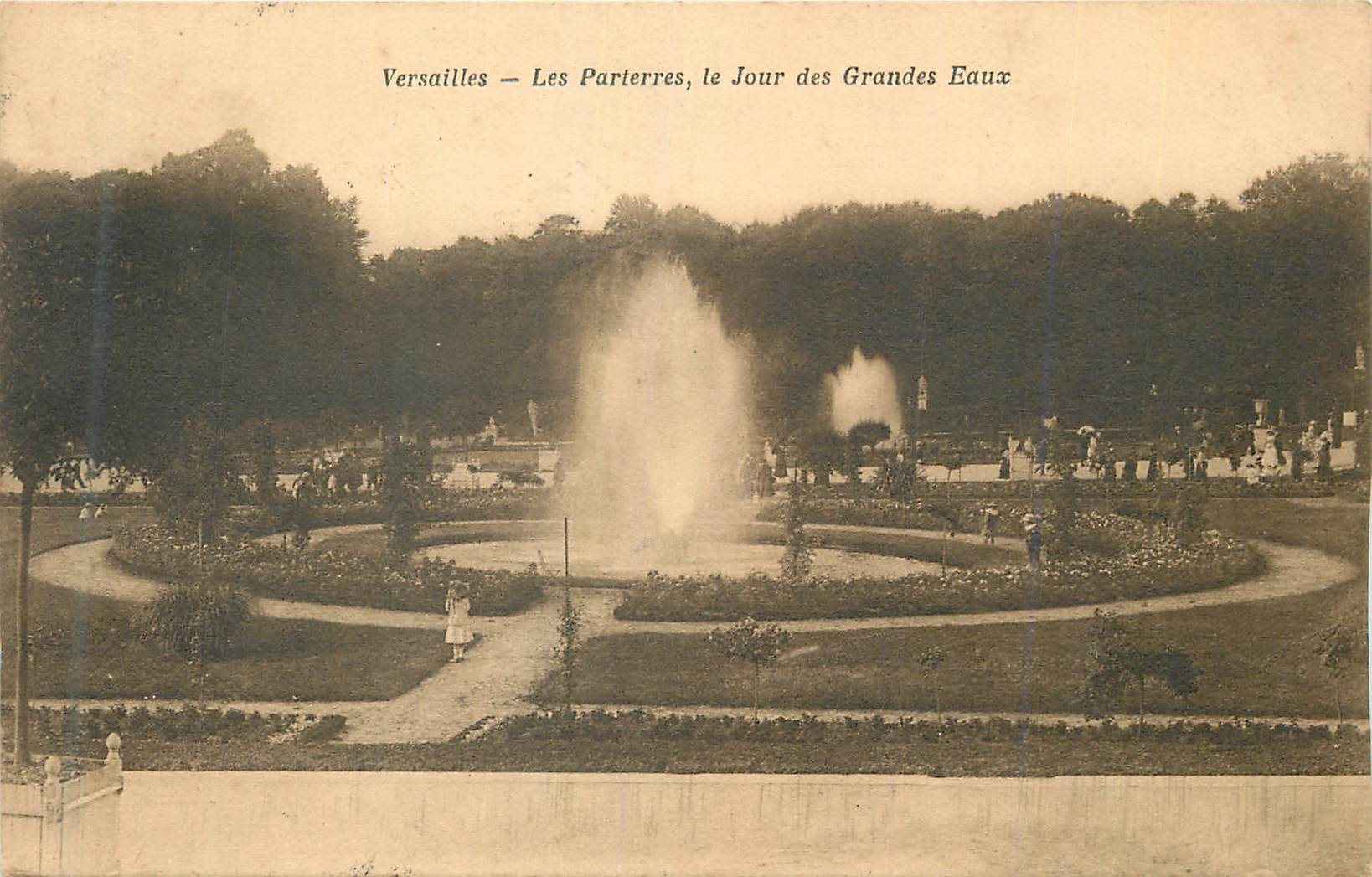 Versailles — Les Parterres, le Jour des Grandes Eaux